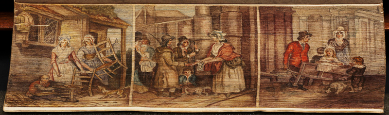 Illustration for article titled Fore-Edge Paintings: The Secret Works of Art Hidden Inside Book Pages